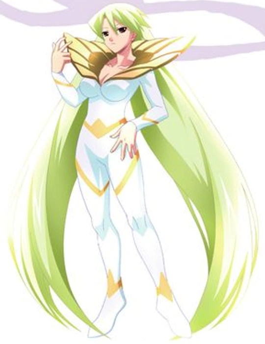 mildred avallone, aq interactive, arcana heart, arcana heart 3, atlus, examu, artist request, tagme, 1girl, blonde hair, bodysuit, breasts, cleavage, expressionless, groin, large breasts, long hair, looking at viewer, simple background, white background
