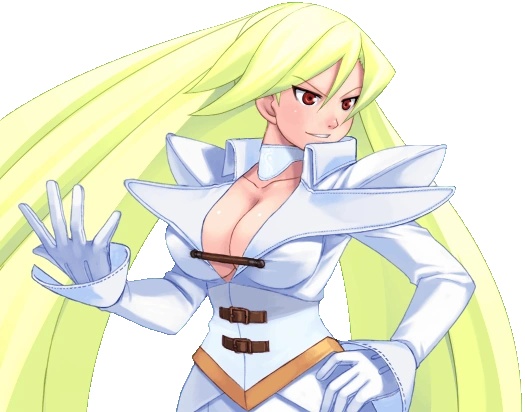 mildred avallone, aq interactive, arcana heart, arcana heart 3, atlus, examu, artist request, tagme, 1girl, blonde hair, bodysuit, long hair, simple background, white background