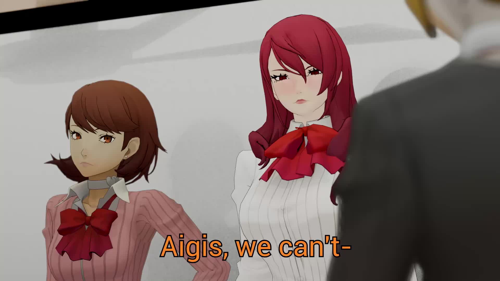 vynil, aigis (persona), kirijou mitsuru, takeba yukari, atlus, megami tensei, persona, persona 3, persona 3 reload, shin megami tensei, animated, highres, tagme, video, 20s, 3d, 3girls, android, empty eyes, expressionless, female focus, femdom, hypnosis, indoors, mind control, multiple girls, paper, paper airplane, standing, submission, subtitled, throwing