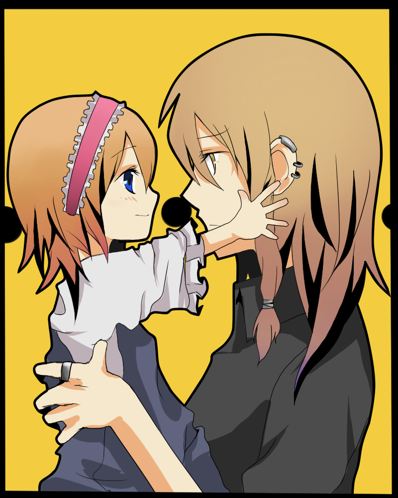tateyama, alice margatroid, kirisame marisa, touhou, 2girls, aged down, blonde hair, blue eyes, child, female focus, multiple girls, simple background, time paradox