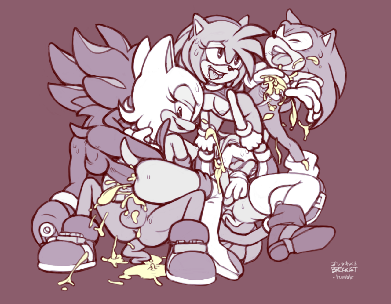 Rule34 – If it exists, there is porn of it / brekkist, amy rose, knuckles the echidna, rouge the bat, shadow the hedgehog, sonic the hedgehog, tails / 224230