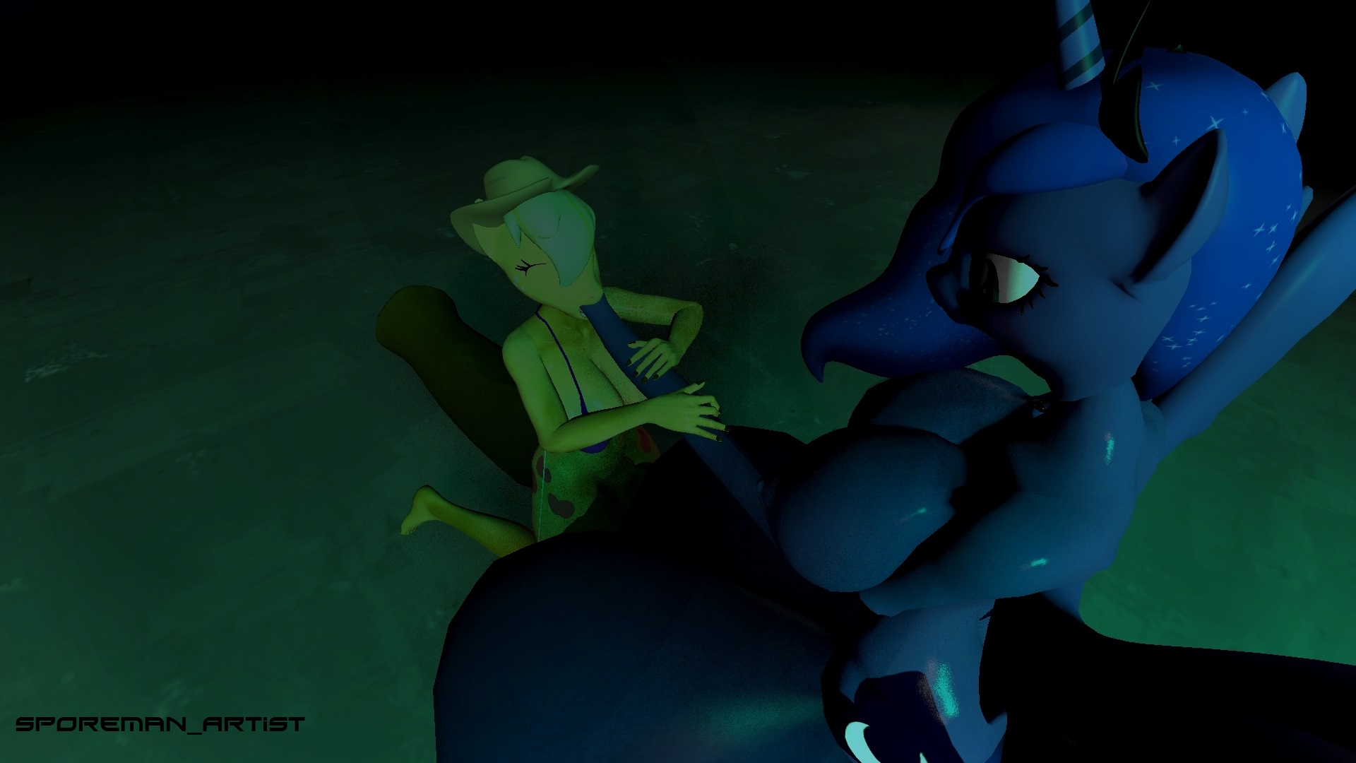 Rule34 – If it exists, there is porn of it / sporeman, applejack (mlp), princess luna (mlp) / 224312