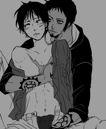 Rule34 – If it exists, there is porn of it / monkey d luffy, trafalgar law / 225121