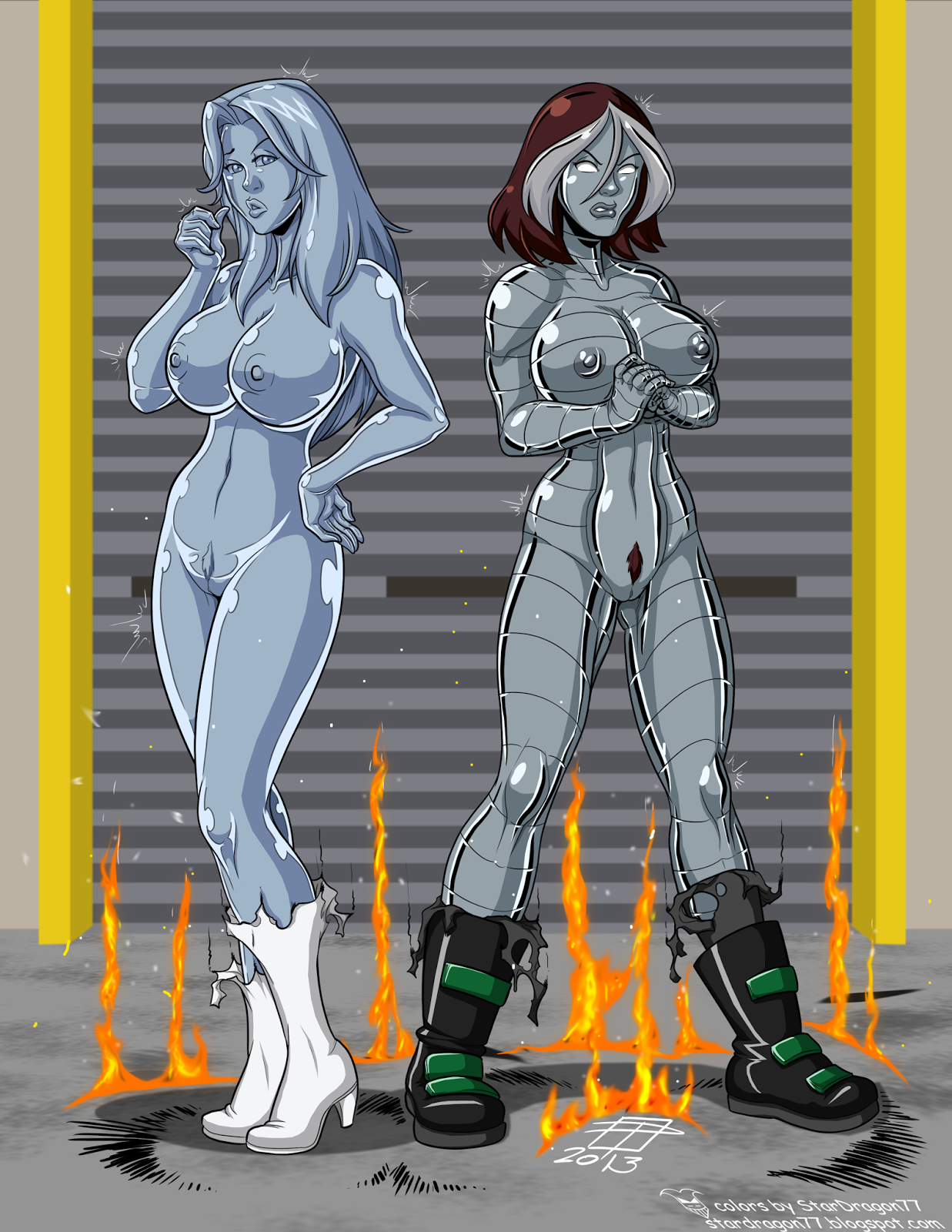 Rule34 – If it exists, there is porn of it / callmepo, stardragon77, emma frost, rogue, white queen / 225364