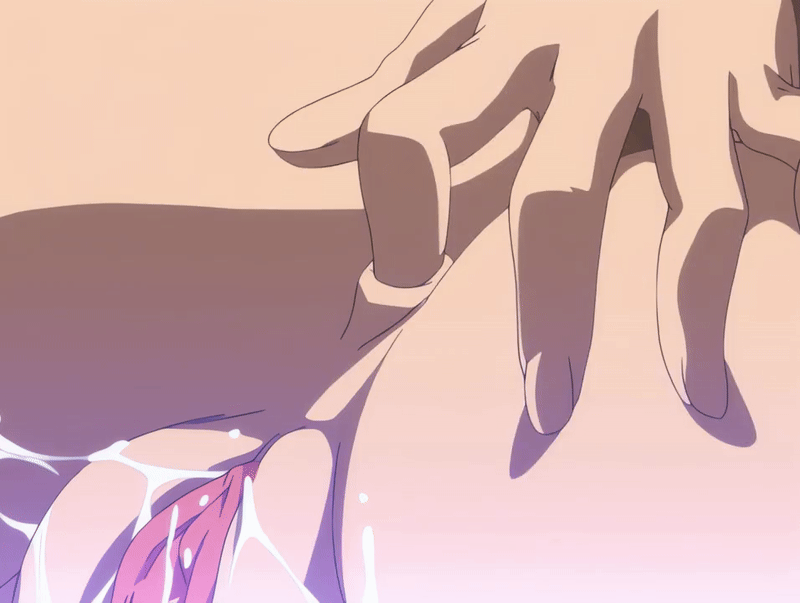 imari kurumi, takashiro hiroko, bible black, bible black new testament, shin bible black, animated, animated gif, anime screenshot, tagme, 00s, 2004, 2girls, anal, anal fingering, anus, ass, fingering, lying, mature female, multiple girls, nude, on back, pussy, pussy juice, robe, uncensored, yuri