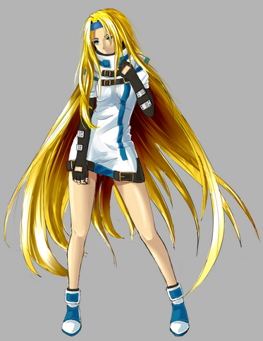 roroy23, millia rage, arc system works, guilty gear, guilty gear x, guilty gear xx, bad id, bad pixiv id, lowres, 1girl, blonde hair, blue eyes, bottomless, elbow gloves, female focus, gloves, headband, long hair, no pants, solo, very long hair