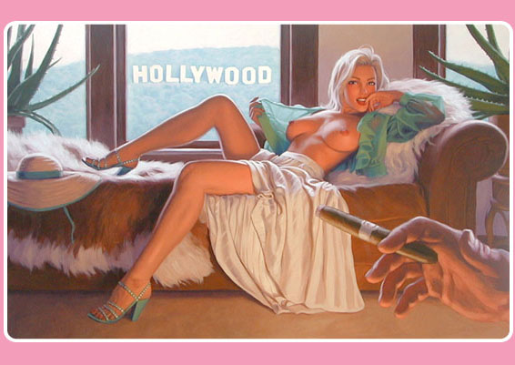 biting finger, silver hair, biting, breasts, cigar, green eyes, hat, huge breasts, long hair, long skirt, no bra, open clothes, open shirt, skirt, sun hat, window