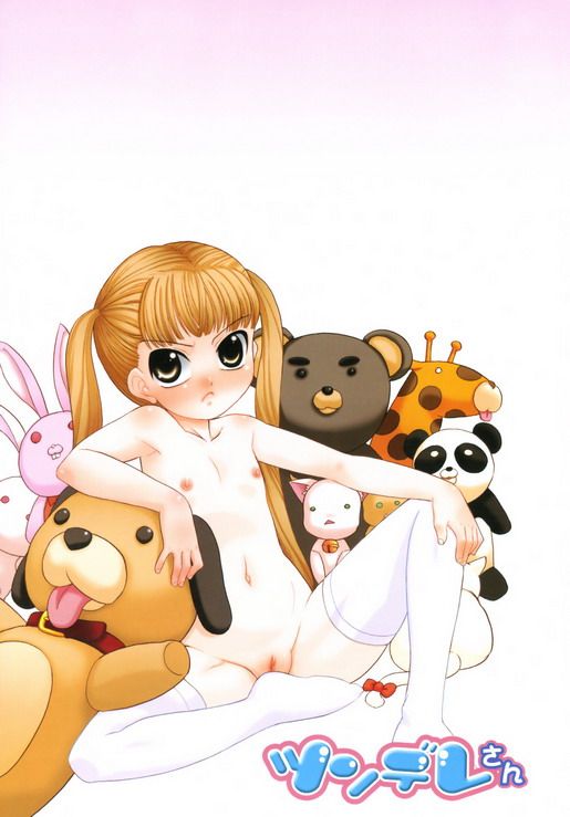 tagme, aged down, blonde hair, loli, stuffed animal, stuffed toy, thighhighs, toy