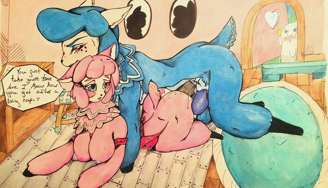 Rule34 – If it exists, there is porn of it / watercolor (artist), cyrus (animal crossing), reese (animal crossing) / 227333