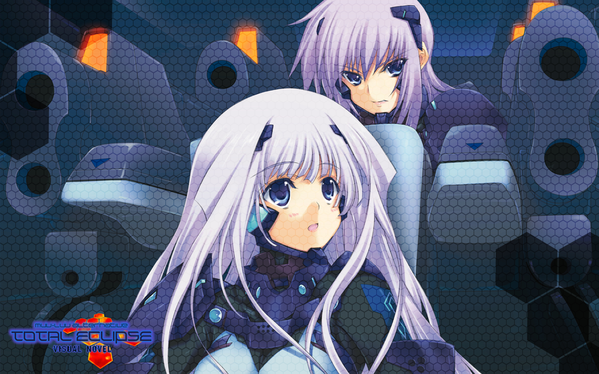 cryska barchenowa, inia sestina, muv-luv, muvluv alternative total eclipse, pilot suit, highres, 2girls, multiple girls, pilot, robot