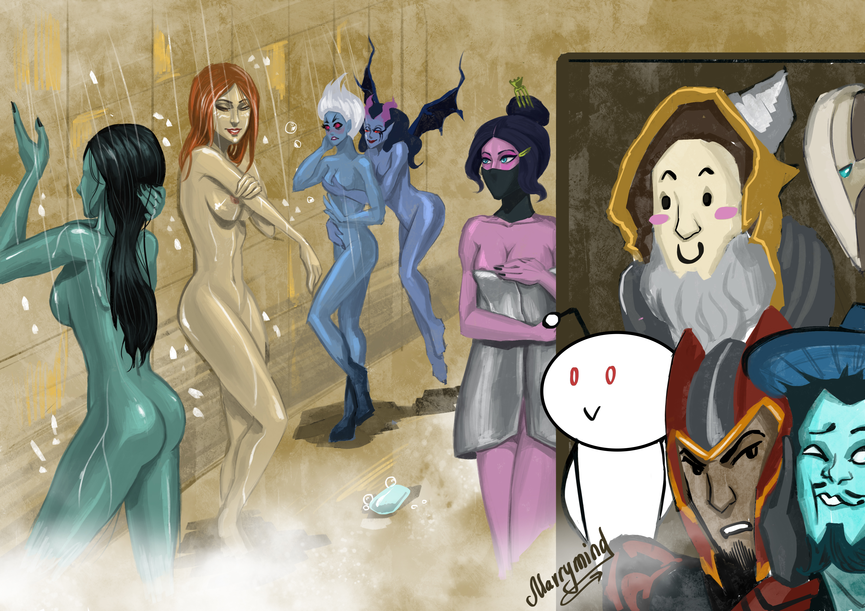 Rule34 – If it exists, there is porn of it / lina, phantom assassin, queen of pain, sven, templar assassin, vengeful spirit / 227874
