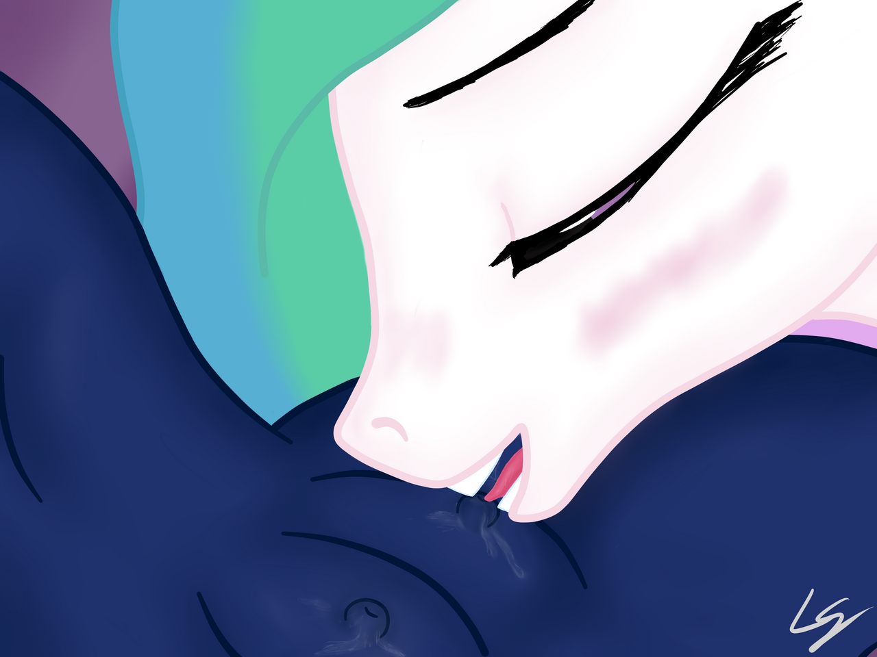 Rule34 – If it exists, there is porn of it / lowgravity, princess celestia (mlp), princess luna (mlp) / 228235