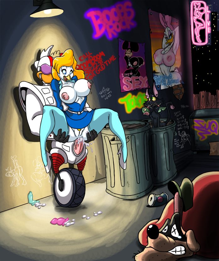 Rule34 – If it exists, there is porn of it / lordstevie, beagle boys, daisy duck, gandra dee, gizmoduck, minnie mouse / 228661