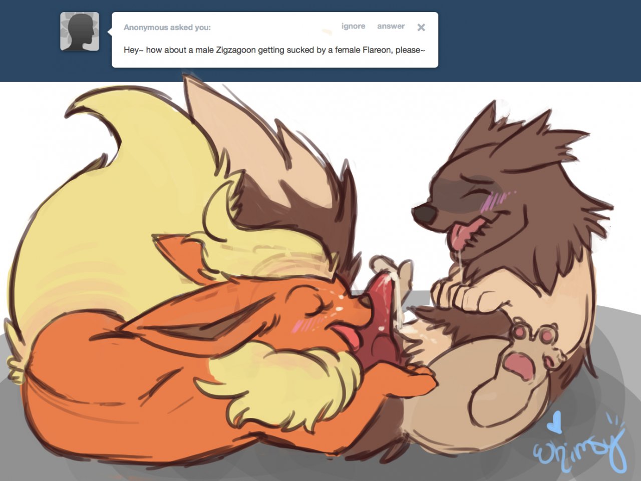 Rule34 – If it exists, there is porn of it / whimsydreams, eeveelution, flareon, zigzagoon / 228976