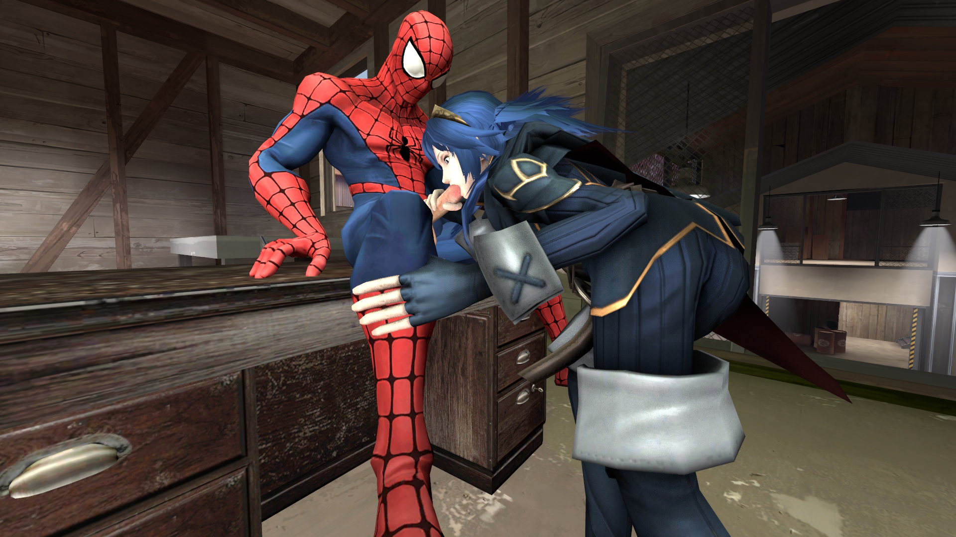 Rule34 – If it exists, there is porn of it / cowman, lucina, peter parker, spider-man / 229017