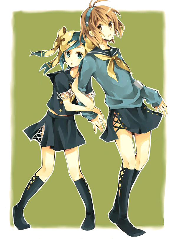 karu, yuzuki karu, ii-chan, yukariki ichihime, zaregoto series, bad id, bad pixiv id, 1boy, 1girl, bow, brown eyes, brown hair, hair bow, hairband, school uniform, socks, trap