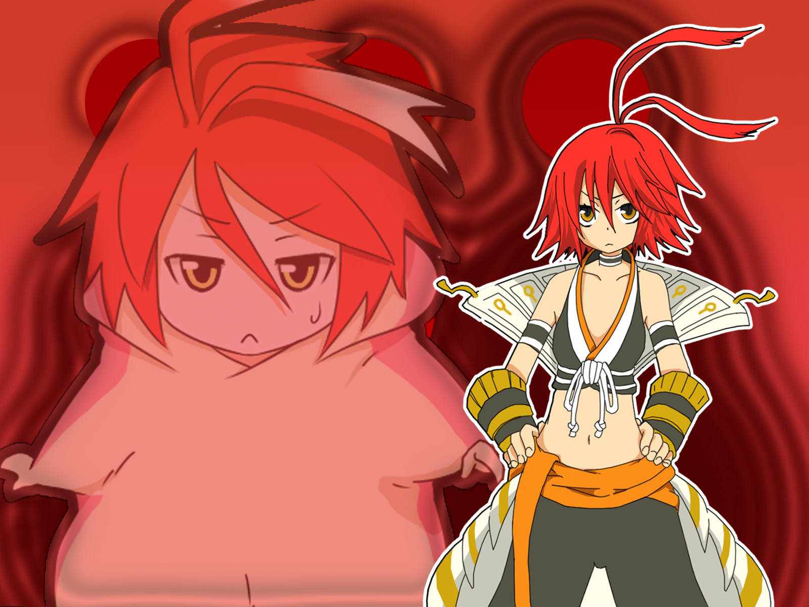 alkaid (.hack//), .hack//, .hack//g.u., bandai, cyber connect 2, highres, 00s, 1girl, alcor, red hair, short hair