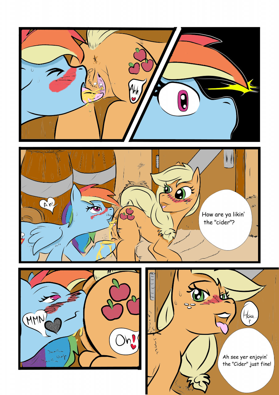 Rule34 – If it exists, there is porn of it / kyokimute, applejack (mlp), rainbow dash (mlp) / 229177