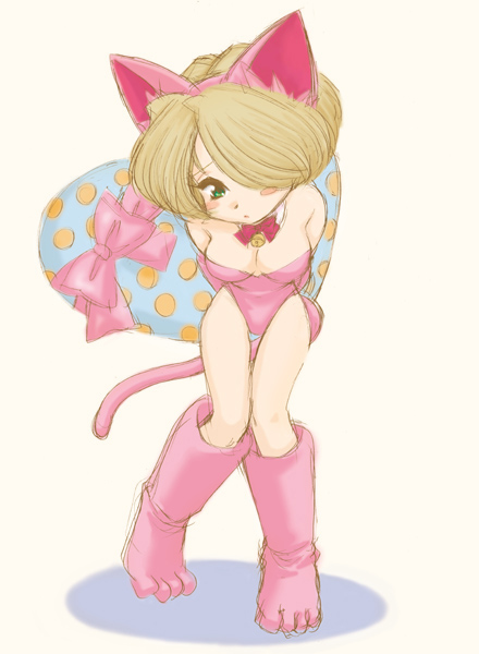 maria tachibana, sakura taisen, 00s, animal ears, cat ears, cat tail, tail