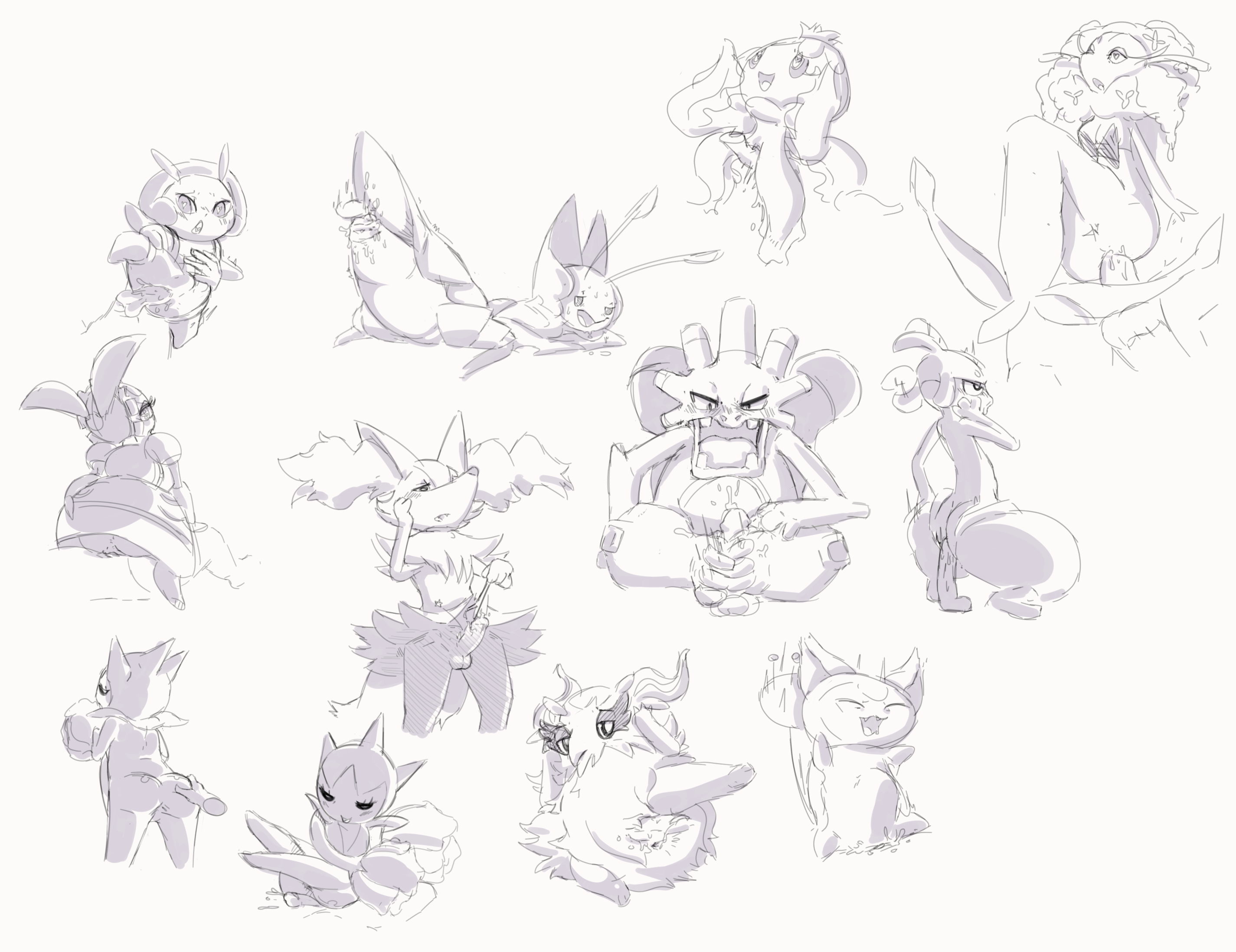 Rule34 – If it exists, there is porn of it / artist request, aromatisse, braixen, exploud, florges, frillish, illumise, leavanny, magearna, medicham, roselia, skitty / 229333