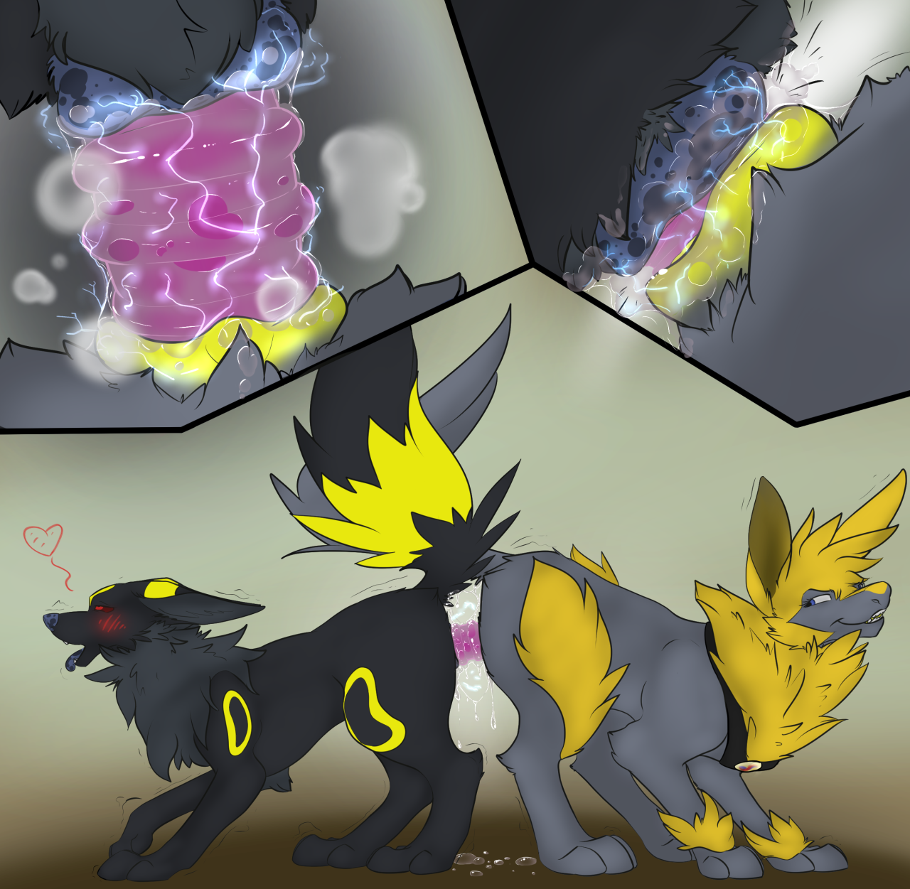 Rule34 – If it exists, there is porn of it / ennismore, bri, eeveelution, manectric, umbreon / 229477