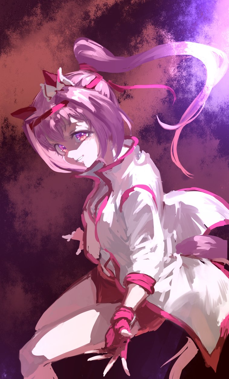 inishie kumo, haru urara (bestest prize) (umamusume), haru urara (umamusume), umamusume, highres, 1girl, animal ears, bow, buruma, ear bow, ear covers, fingerless gloves, flower-shaped pupils, flower in eye, gloves, hairband, headband, horse ears, horse girl, horse tail, jacket, long hair, looking at viewer, open mouth, pink buruma, pink eyes, pink hair, pink headband, ponytail, red buruma, red gloves, red headband, shirt, smile, solo, symbol-shaped pupils, symbol in eye, tail, white jacket, white shirt