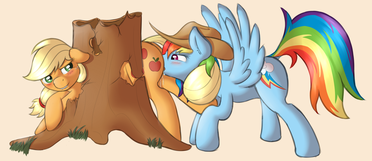 Rule34 – If it exists, there is porn of it / ratofponi, applejack (mlp), rainbow dash (mlp) / 229958