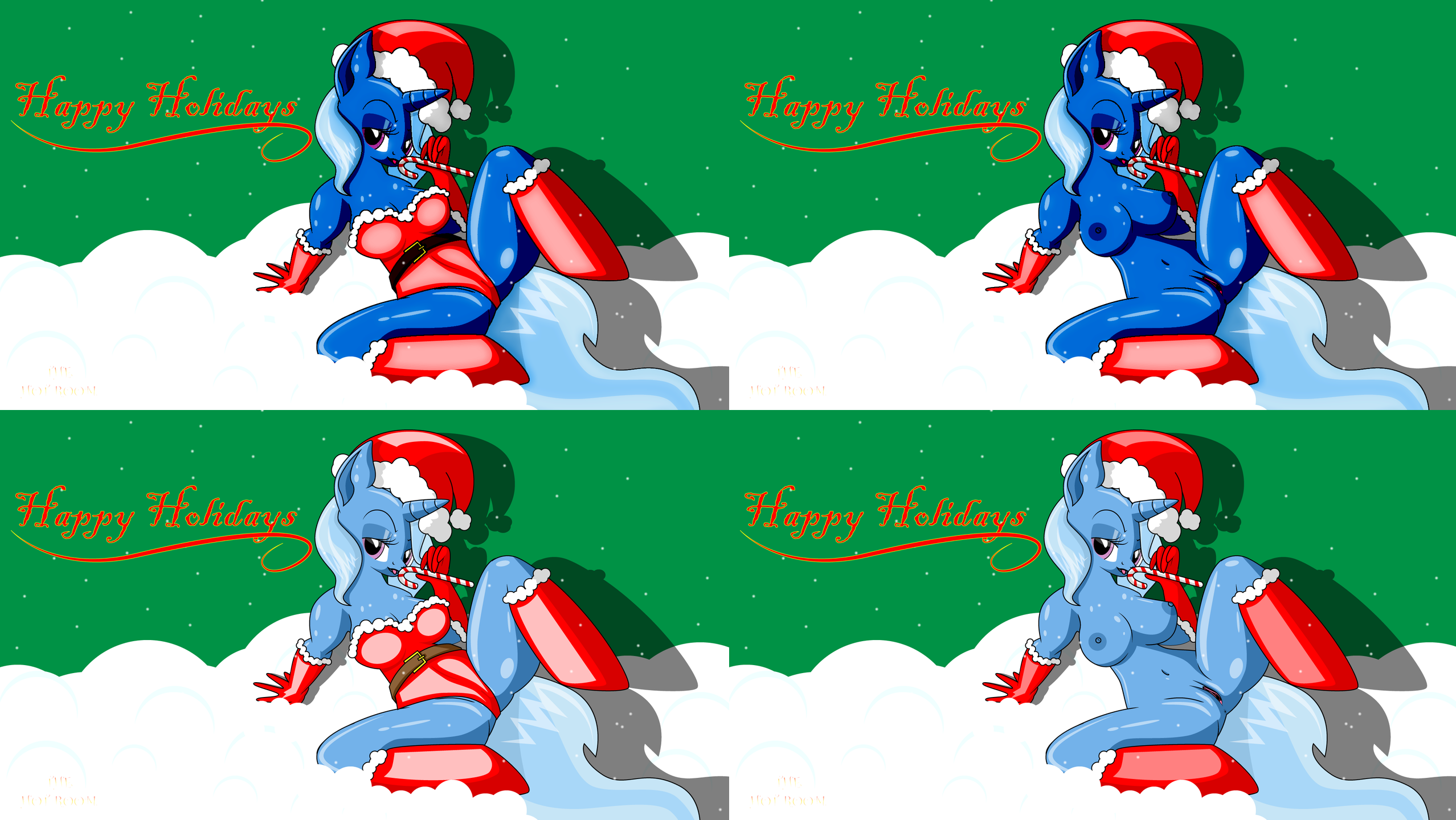 Rule34 – If it exists, there is porn of it / dekomaru, thehotroom, santa claus, trixie (mlp) / 230088