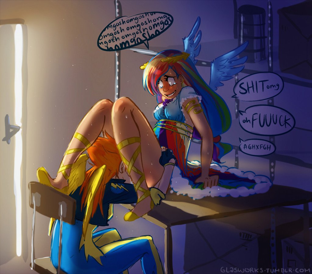 Rule34 – If it exists, there is porn of it / glasworks, rainbow dash (mlp), spitfire (mlp), wonderbolts (mlp) / 230248