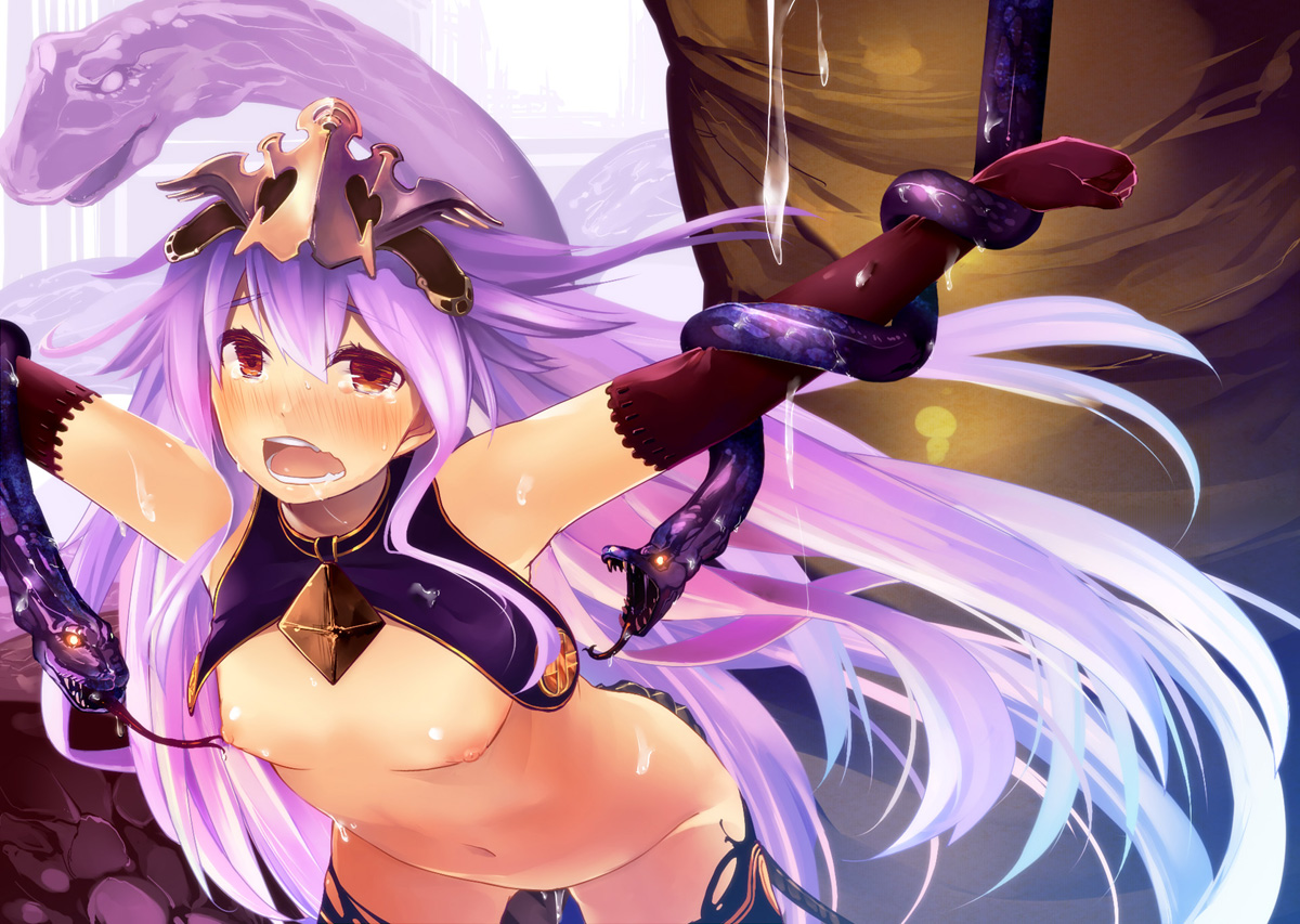 Rule34 – If it exists, there is porn of it / miz-capes, medusa (shingeki no bahamut) / 230512