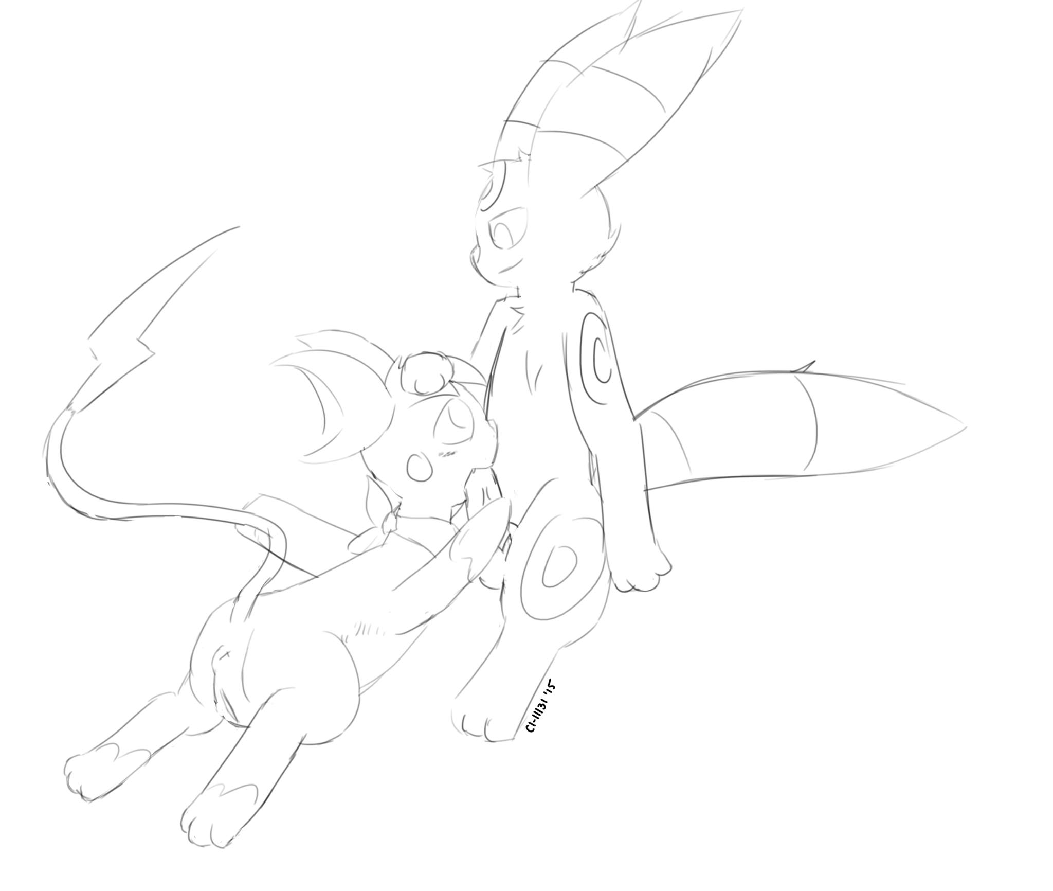 Rule34 – If it exists, there is porn of it / c1-11131, daiki (character), eeveelution, raichu, umbreon, winter (character) / 230591