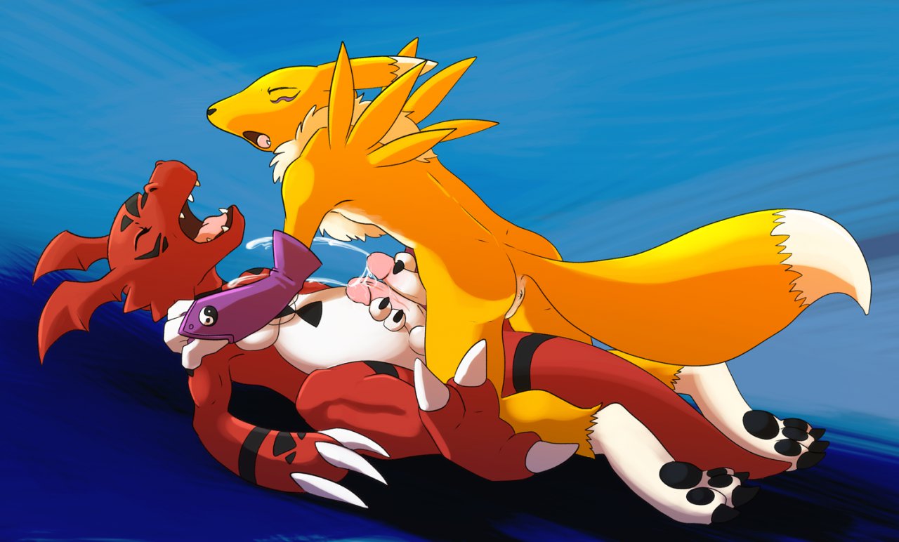 Rule34 – If it exists, there is porn of it / unknown artist, guilmon, renamon / 230726