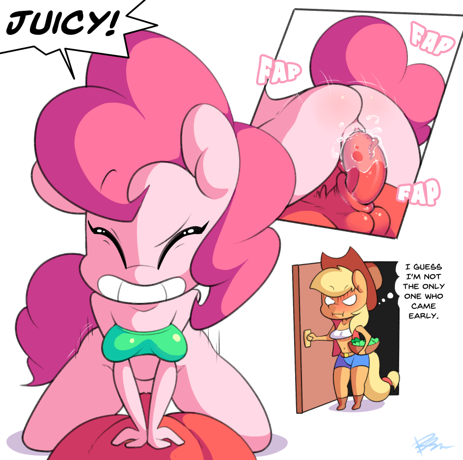 Rule34 – If it exists, there is porn of it / bluebreed, applejack (mlp), big macintosh (mlp), pinkie pie (mlp) / 230848