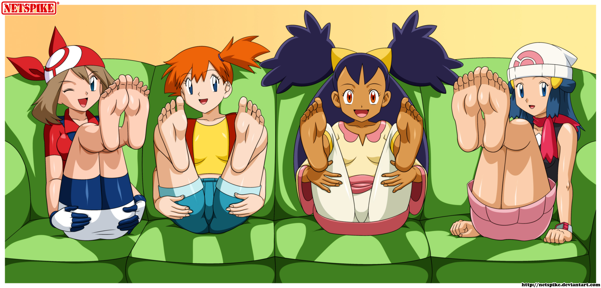 Rule34 – If it exists, there is porn of it / netspike, tenzen, dawn (pokemon), iris (pokemon), kasumi (pokemon), may (pokemon) / 230911