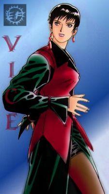 vice (kof), the king of fighters, 1girl, black hair, breasts, brown eyes, dress, earrings, female focus, formal clothes, jewelry, large breasts, long sleeves, pale skin, pantyhose, short hair, skirt, standing, suit, thick thighs, thighs