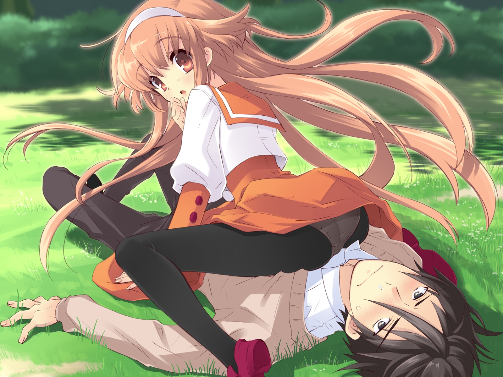 ito noizi, alice (alice parade), alice parade, highres, tagme, hairband, pantyhose, school uniform