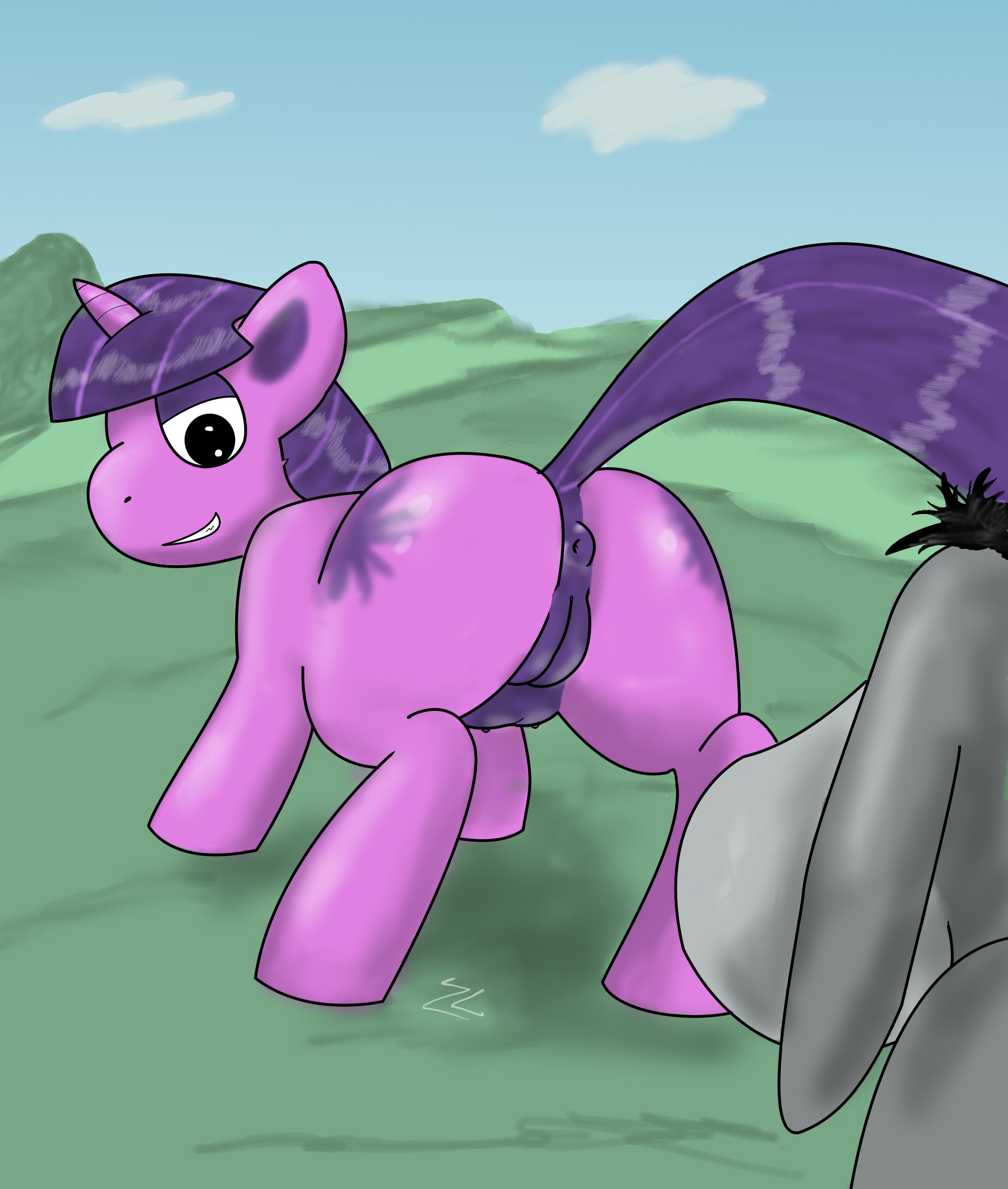 Rule34 – If it exists, there is porn of it / zekromlover, eeyore, twilight sparkle (mlp) / 231208