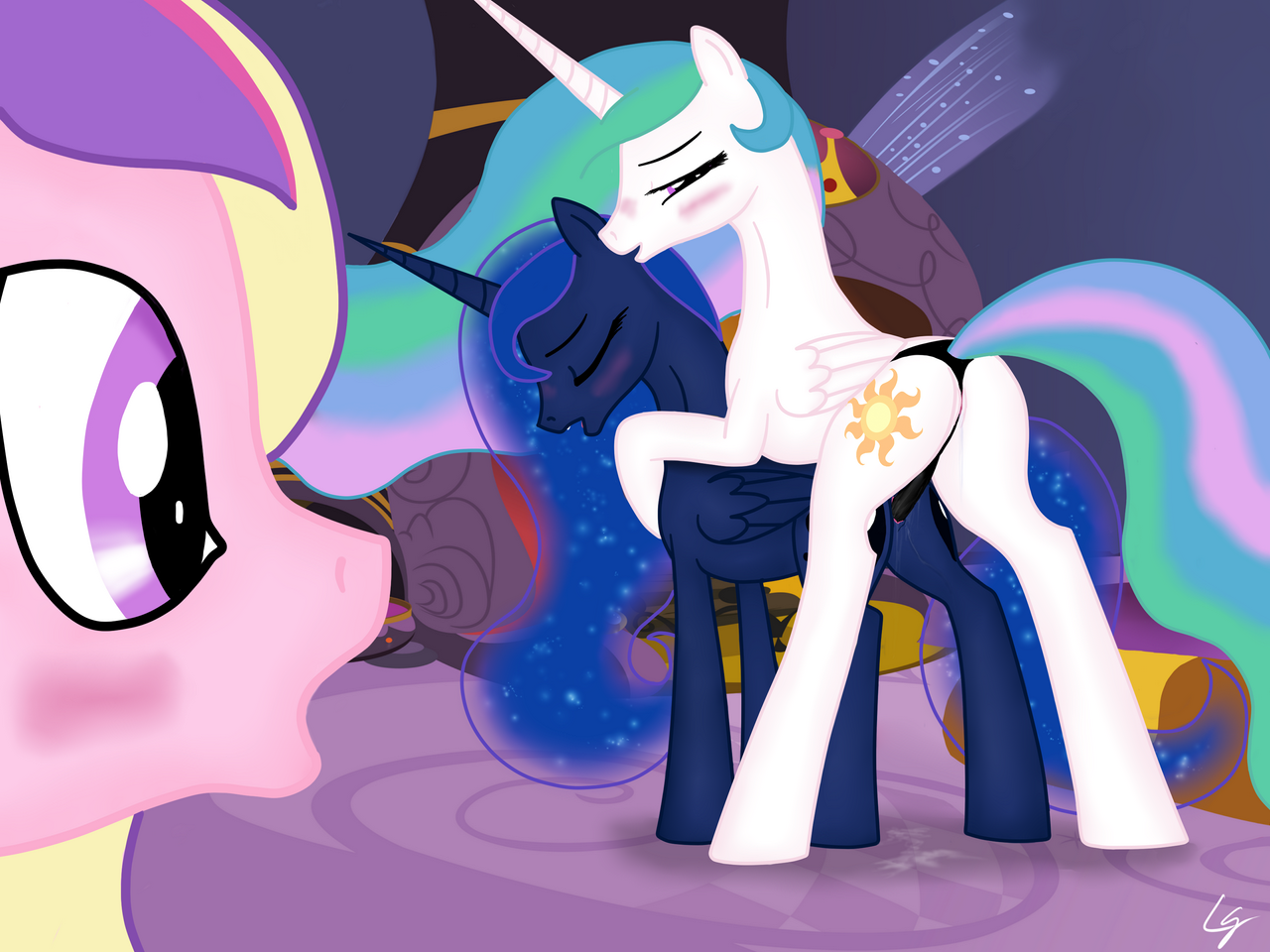 Rule34 – If it exists, there is porn of it / lowgravity, princess cadance (mlp), princess celestia (mlp), princess luna (mlp) / 231322