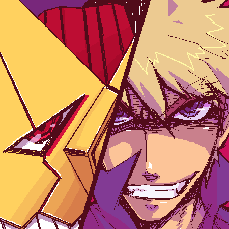=sai=, noritake, king kittan, kittan bachika, tengen toppa gurren lagann, lowres, 00s, male focus, manly, oekaki