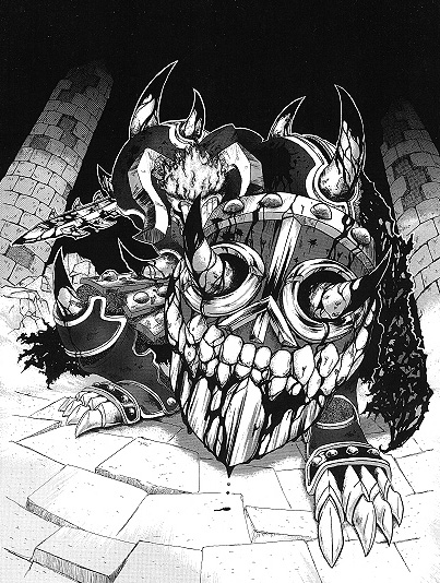 bloody knight, ragnarok online, commentary request, 1boy, armored boots, blood, boots, cape, demon boy, greyscale, holding, holding shield, holding sword, holding weapon, horns, looking at viewer, male focus, monochrome, shield, solo, standing, sword, weapon, yamaguchi toru