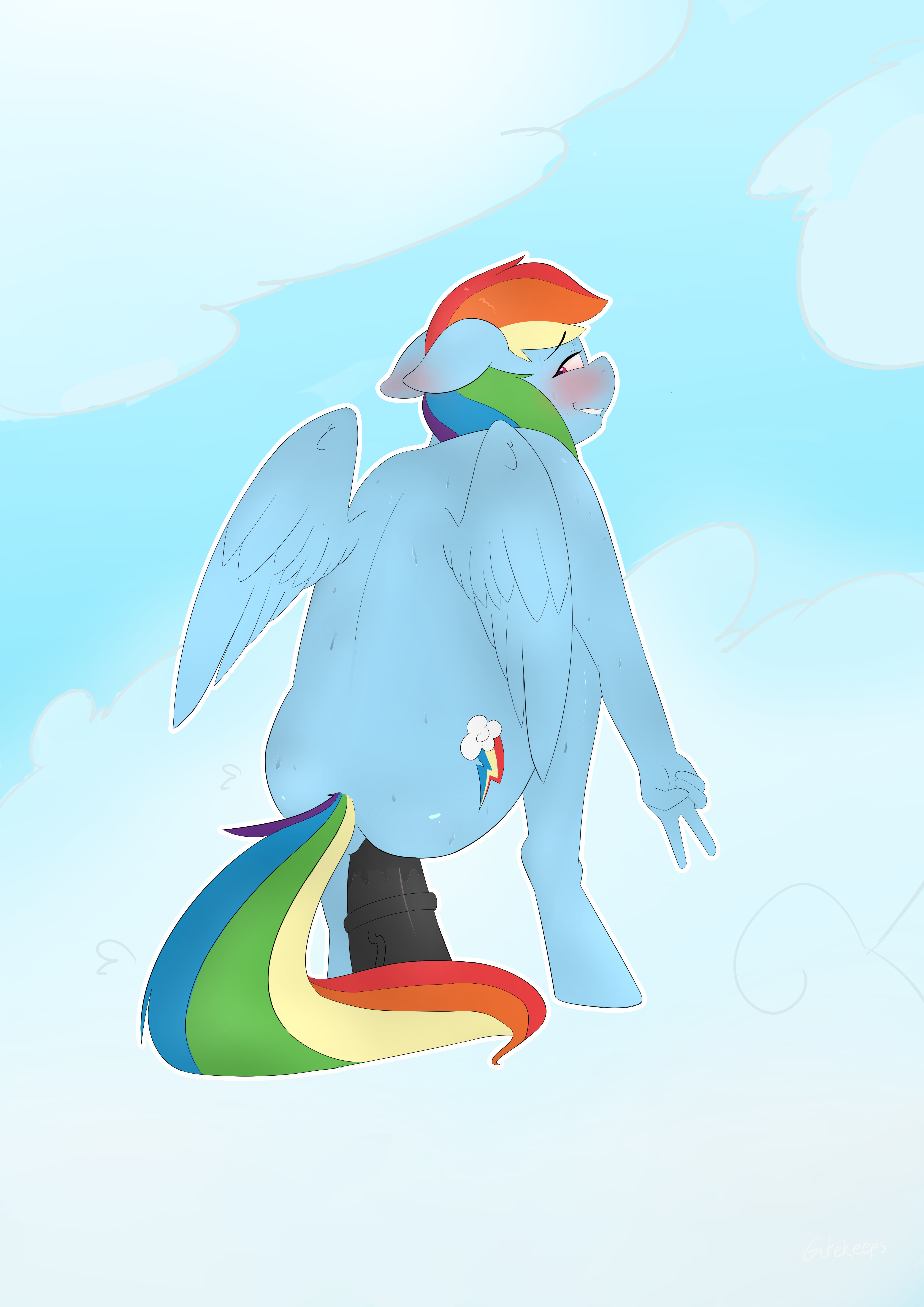 Rule34 – If it exists, there is porn of it / gatekeeper, rainbow dash (mlp) / 231749