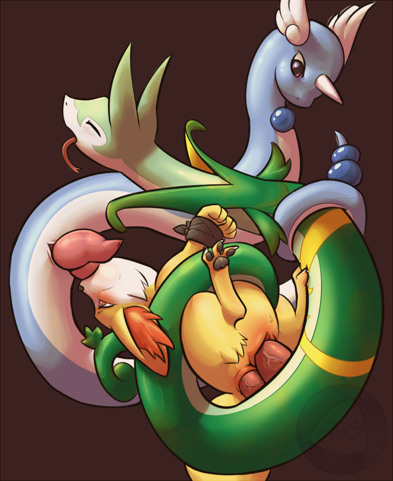 Rule34 – If it exists, there is porn of it / bluepointmitzi, dragonair, fennekin, serperior / 231835