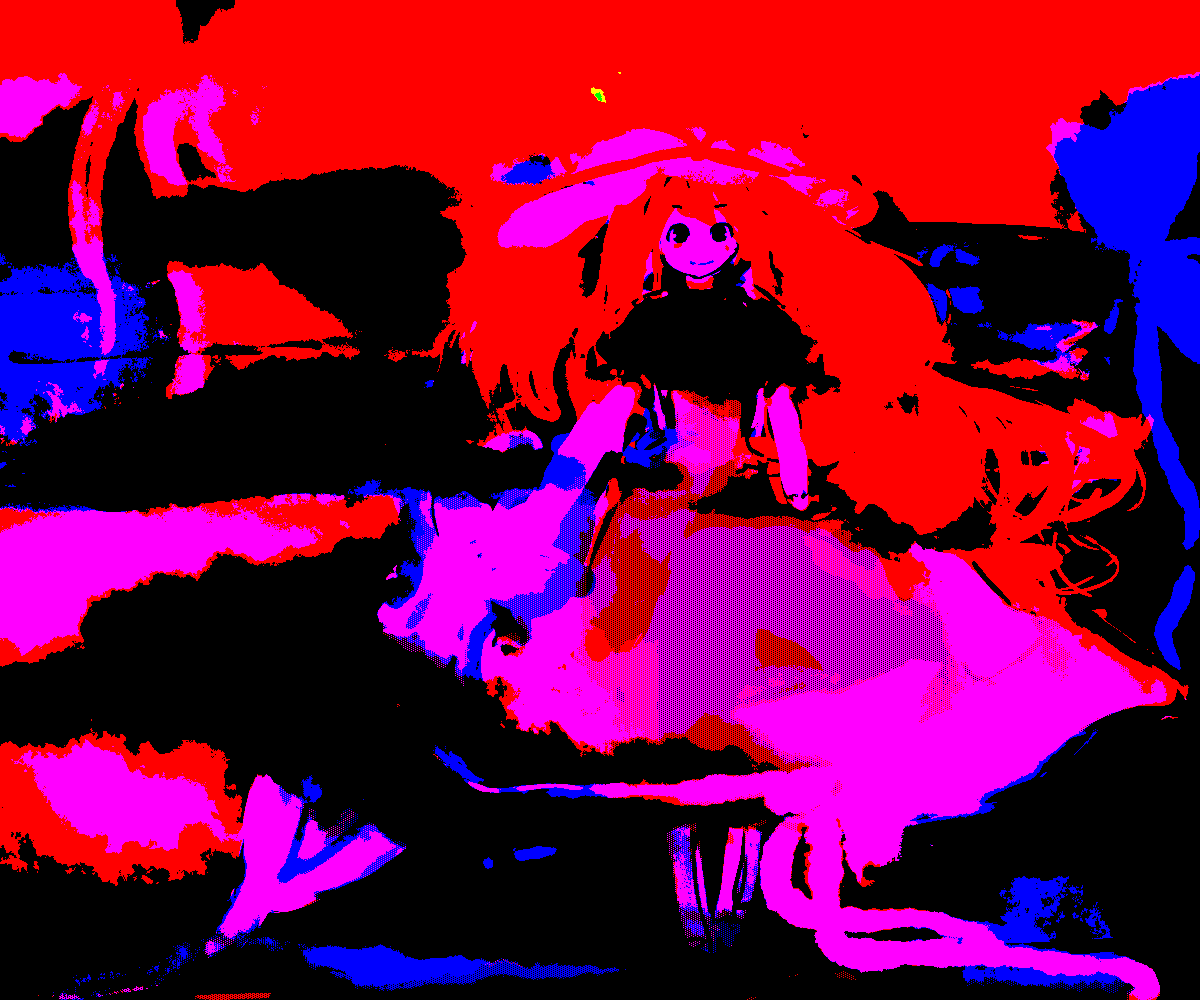 ako (artist), yakumo yukari, touhou, bad id, bad pixiv id, 1girl, female focus, solo