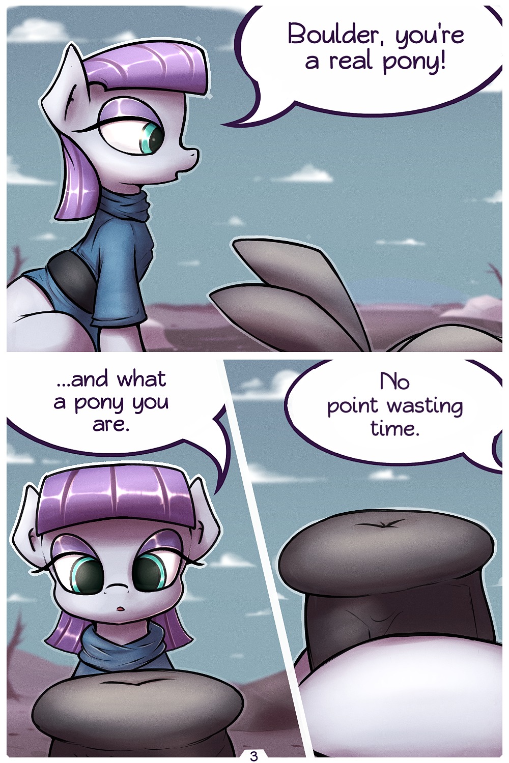 Rule34 – If it exists, there is porn of it / ponegranate, boulder (mlp), maud pie / 232031