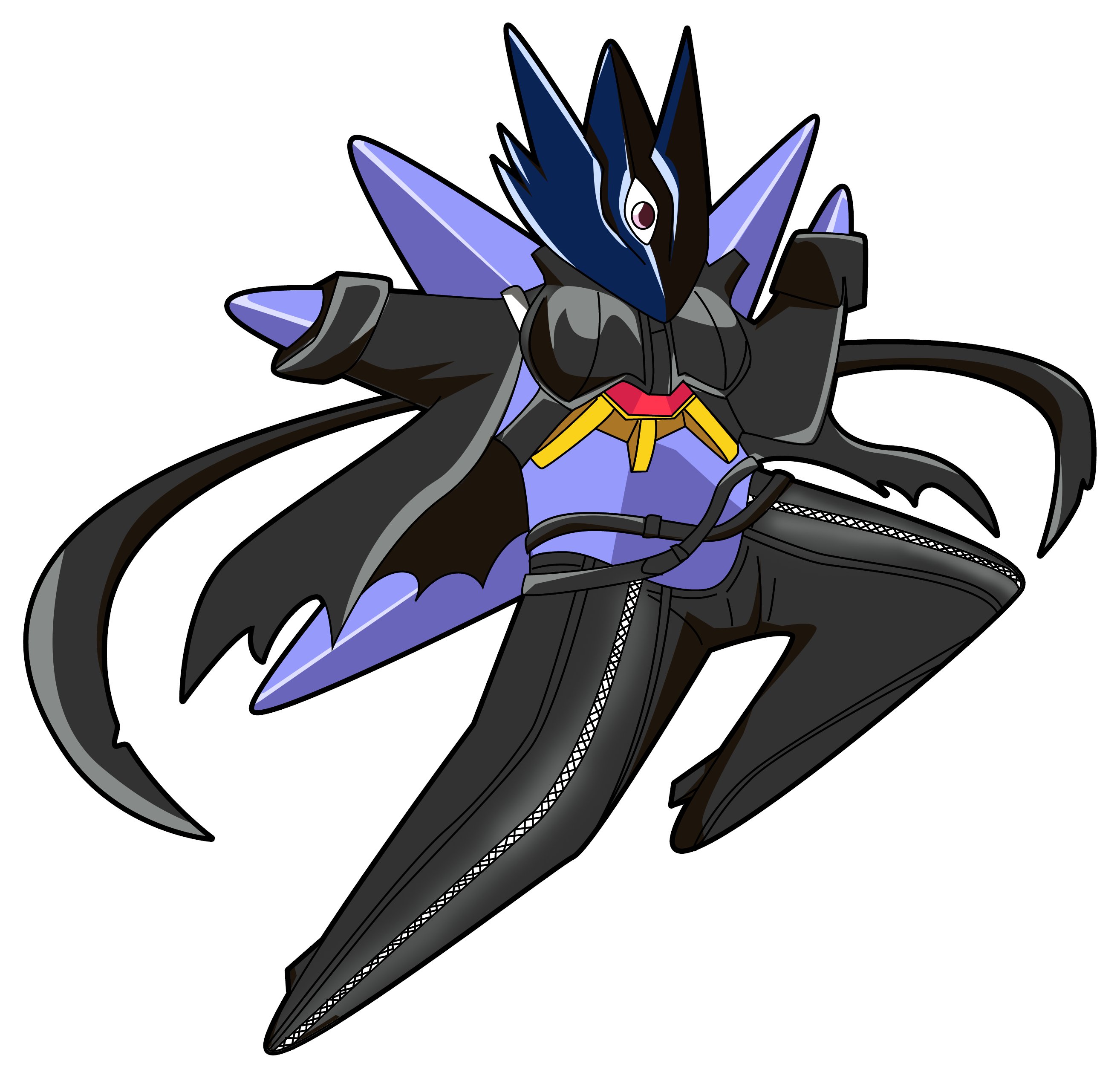 reprilo channel, beelstarmon, mega starmie, starmie, digimon, nintendo, pokemon, absurdres, highres, beelstarmon (cosplay), cosplay, dual wielding, fusion, gen 1 pokemon, gun, holding, holding gun, holding weapon, jumping, lowleg, lowleg pants, mega pokemon, name connection, no humans, other focus, pants, pokemon (creature), pokemon focus, pun, simple background, star (symbol), weapon, what, white background, wide hips