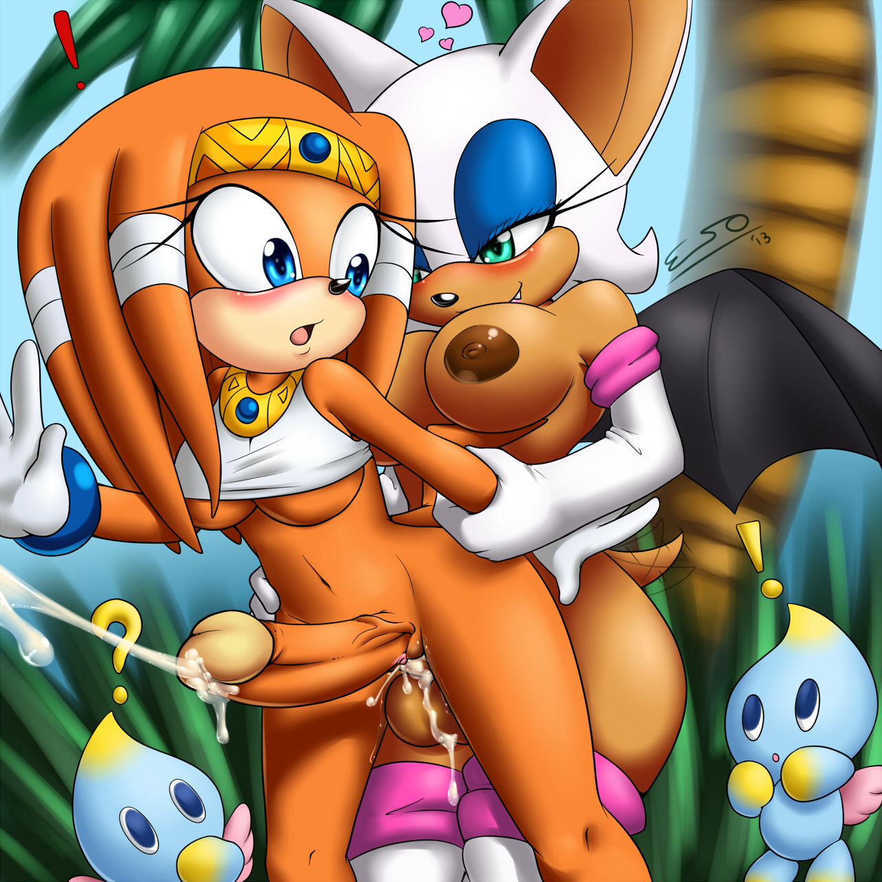 Rule34 – If it exists, there is porn of it / pherociouseso, chao, rouge the bat, tikal the echidna / 232296