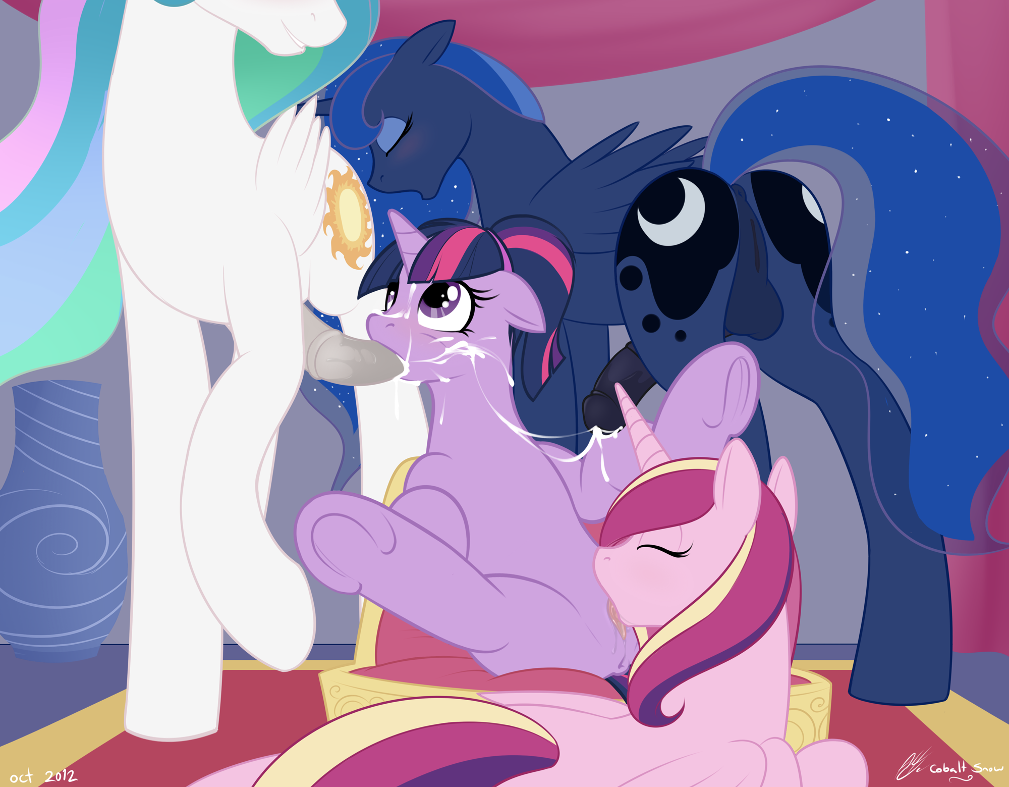 Rule34 – If it exists, there is porn of it / fatalfox, princess cadance (mlp), princess celestia (mlp), princess luna (mlp), twilight sparkle (mlp) / 232401