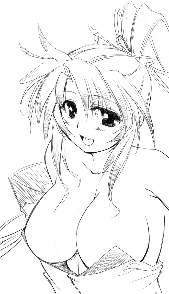 highres, tagme, monochrome