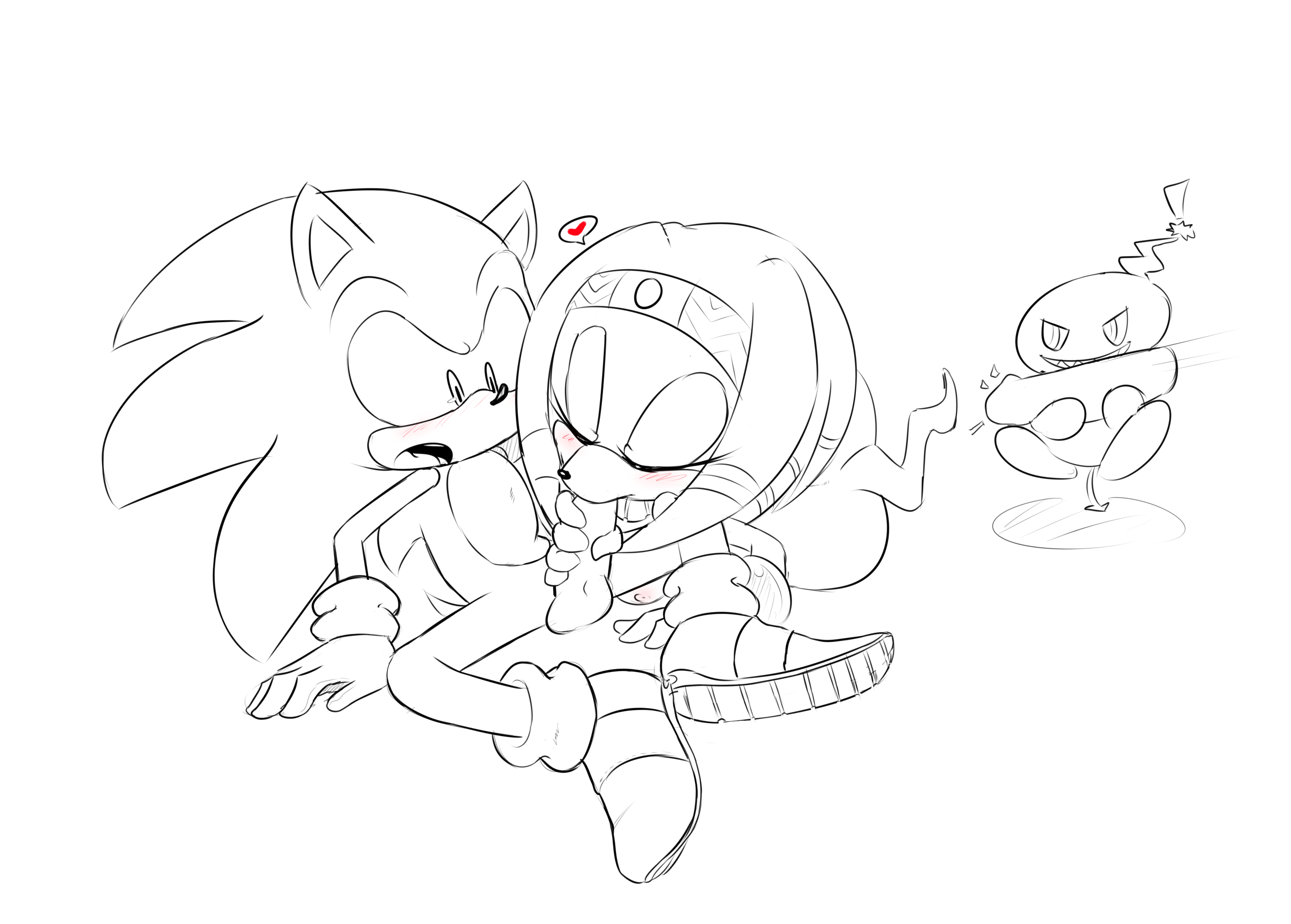 Rule34 – If it exists, there is porn of it / hearlesssoul, chao, sonic the hedgehog, tikal the echidna / 232860