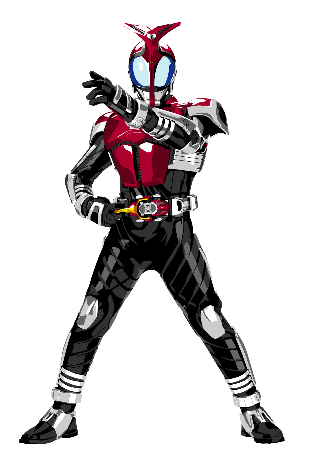 kamen rider kabuto, kamen rider, kamen rider kabuto (series), highres, 1boy, belt, full body, male focus, solo, standing